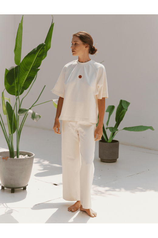 "TOKYO" WOMEN'S MILK-COLORED SUIT