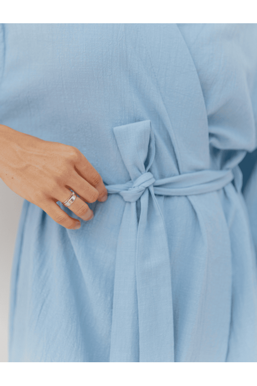 "OKINAWA" WOMEN'S BLUE KIMONO