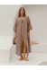 "OKINAWA" WOMEN'S KIMONO IN CAPPUCCINO COLOR