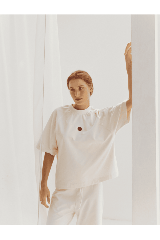 "TOKYO" WOMEN'S MILK-COLORED SUIT