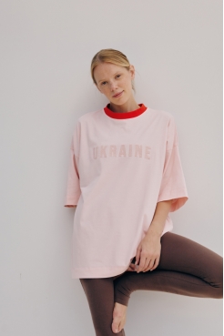 "КИЇВ" ФУТБОЛКА РОЖЕВА/ПОМАРАНЧЕВА 