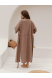 "OKINAWA" WOMEN'S KIMONO IN CAPPUCCINO COLOR