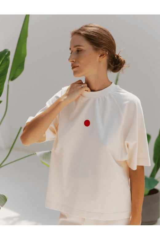 "TOKYO" WOMEN'S MILK-COLORED SUIT