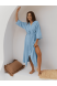 "OKINAWA" WOMEN'S BLUE KIMONO