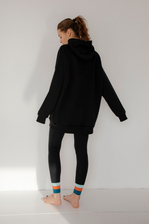 "МЕРСІН" ЖІНОЧИЙ ХУДІ ЧОРНОГО КОЛЬОРУ