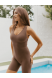 "MIAMI" CHOCOLATE WOMEN'S OVERALLS