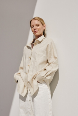 "МАЛІ" ЖІНОЧА ЛЬНАНА РУБАШКА