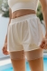 "LIEN - NONTSA" WOMEN'S MILK-COLORED SET WITH EMBROIDERED BICYCLES