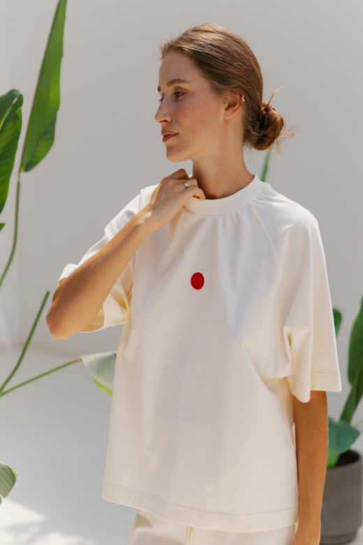 "TOKYO" WOMEN'S MILK-COLORED SUIT