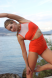 WOMEN'S SPORTS SET "ROME-SEATTLE" ORANGE